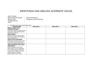 04. IDENTIFIKASI DAN ANALISIS ALTERNATIF SOLUSI.doc