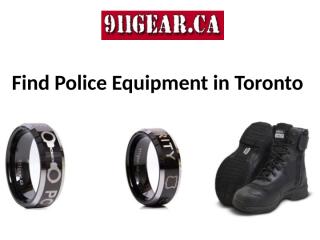 Find Police Equipment in Toronto.pptx